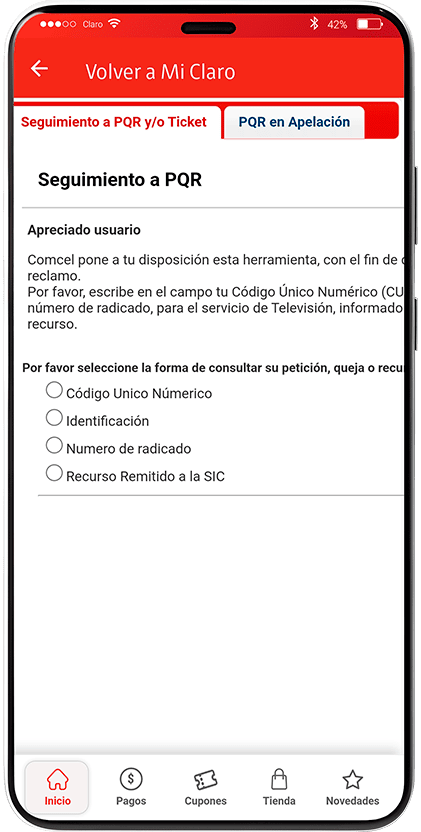 Paso 3: Conoce el estado de tus PQR 