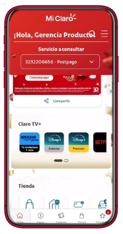 Paso 1 - Contrata Disney en App Mi Claro