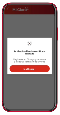 Paso 6 - Contrata Disney en App Mi Claro