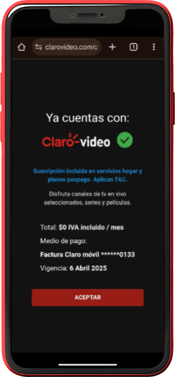 Paso 13 - ¡Listo!, ya está tu proceso completado, ahora si a disfrutar del servicio. Paso 13 - ¡Listo!, ya está tu proceso completado, ahora si a disfrutar del servicio.