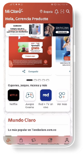 Paso 1 - Activa Amazon prime video Claro Colombia