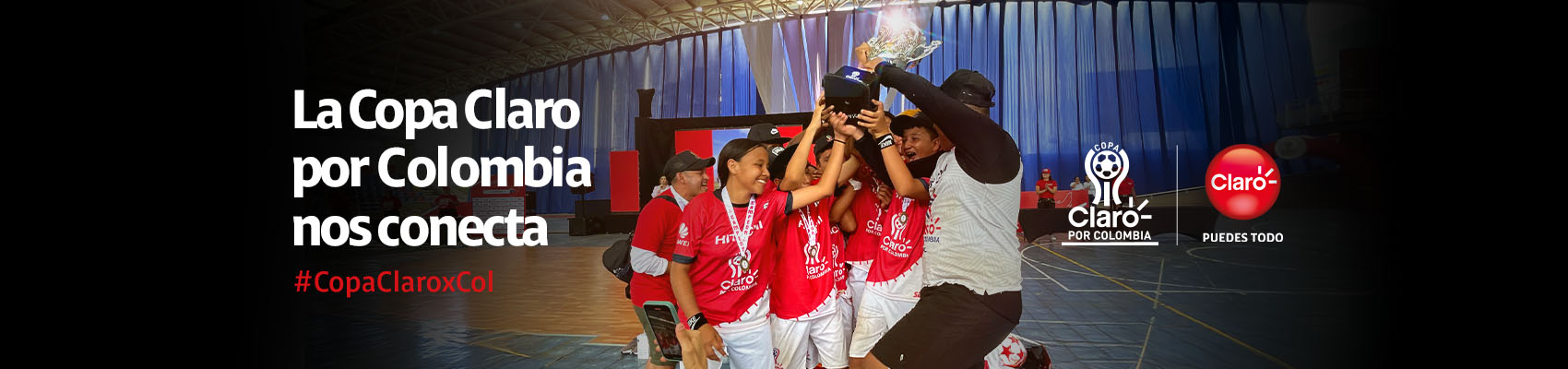 Banner torneo de futbol copa claro Banner torneo de futbol copa claro