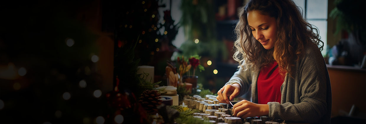 Manualidades navideñas con reciclaje