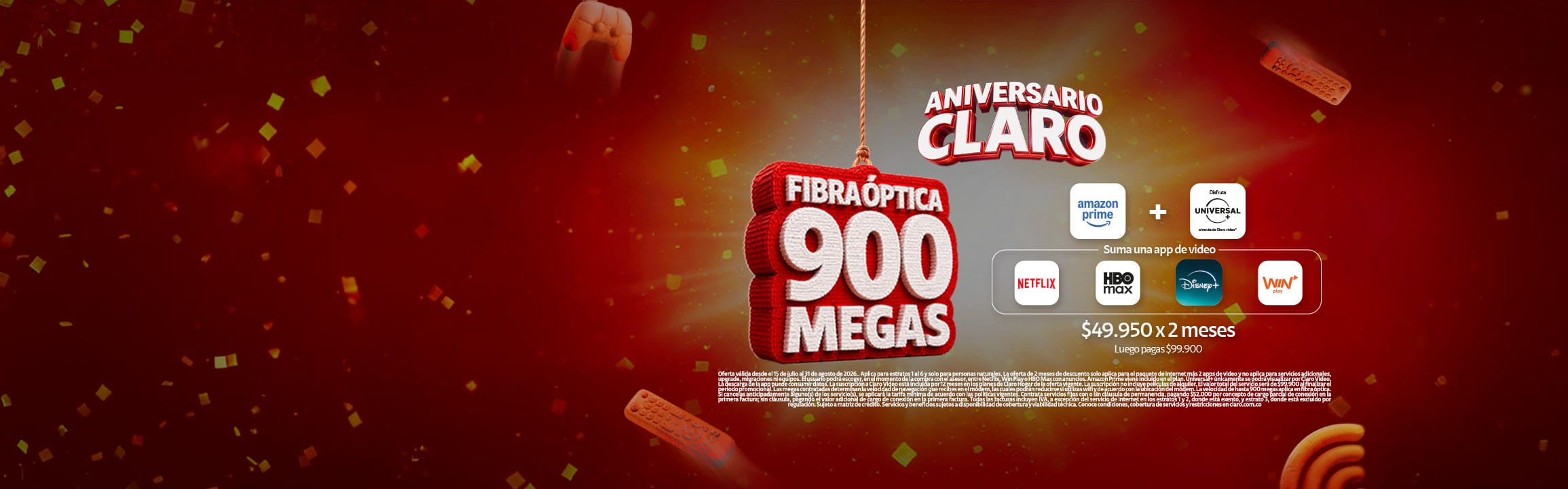 Internet Fibra óptica Claro Internet Fibra óptica Claro